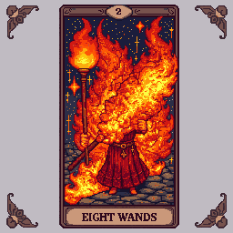 Eight of Wands